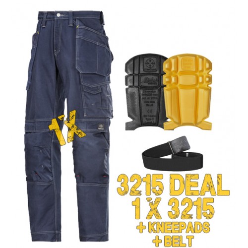 Snickers 3215 Kit Inc 9110 Knee Pads 